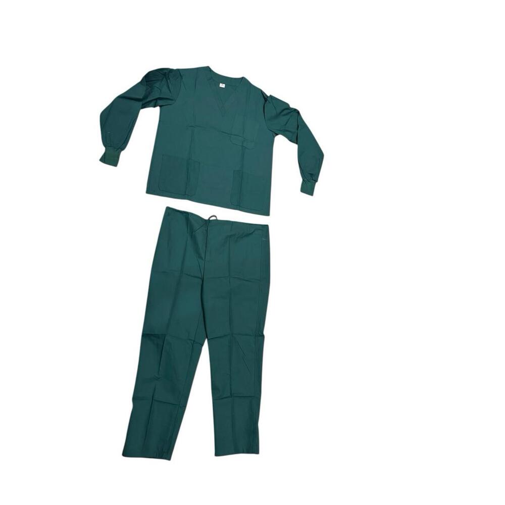 Scrubs Doctor Hospital Uniform Set Long Sleeve Size Large